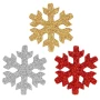 Brokatowy Płatek śniegu 5,5 cm - kpl. 16 szt. fot. 4