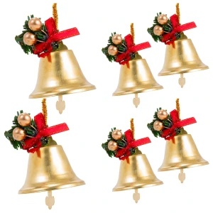 Złote Dzwoneczki choinkowe kpl. 6 szt.