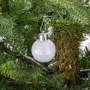 Bombki choinkowe białe 3 cm - 16 szt.