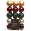 Bombki choinkowe plastikowe kpl. 30 szt. 6 cm fot. 9