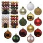 Bombki choinkowe plastikowe kpl. 30 szt. 6 cm fot. 15