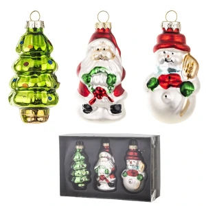 Świąteczne bombki choinkowe - KPL. 3 szt.