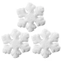 Płatek śniegu 7,5 cm - zawieszka na choinkę 3 szt.