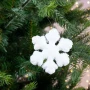 Płatek śniegu 7,5 cm - zawieszka na choinkę 3 szt.