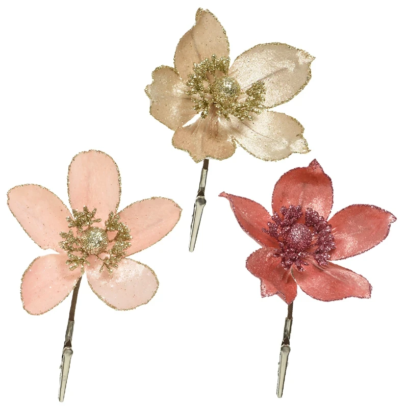 Kwiat na klipsie - 12 cm fot. 10