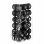 Bombki choinkowe czarne 3 cm - kpl. 36 szt.