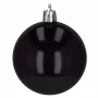Bombki choinkowe czarne 3 cm - kpl. 36 szt.