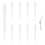 Sople akrylowe 15 cm - Zawieszka choinkowa kpl. 9 szt.