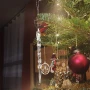 Sople akrylowe 15 cm - Zawieszka choinkowa kpl. 9 szt.