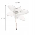 Kwiat Poinsecji Biały - 27 cm