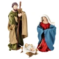 Szopka Bożonarodzeniowa 90 cm - Święta Rodzina 3 figurki
