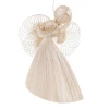 Aniołek z włókniny Abaca - 10 cm