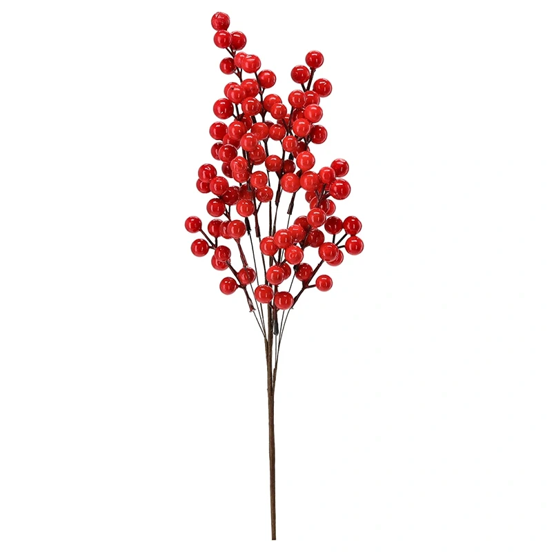 Dekoracyjna gałązka jarzębiny 50 cm