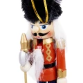 Drewniane żołnierzyki - Zawieszki choinkowe kpl. 3 szt. 13 cm