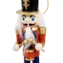 Drewniane żołnierzyki - Zawieszki choinkowe kpl. 3 szt. 13 cm