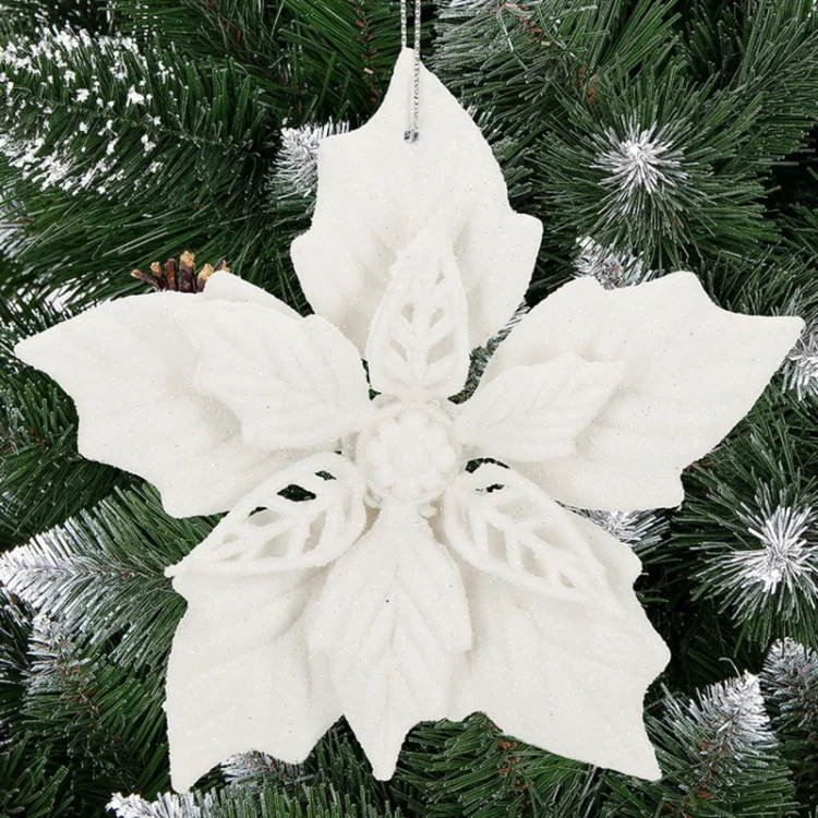 Biała gwiazda betlejemska 12 cm