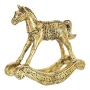 Konik na biegunach - Złota Figurka 20 x 21 x 6 cm