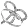 Metalowe obrączki na serwetki 4,5 cm - 4 szt. fot. 2