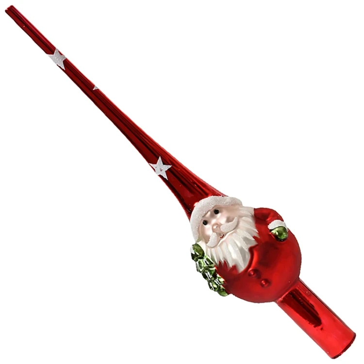 Szklany szpic choinkowy - Koronka 31cm fot. 9
