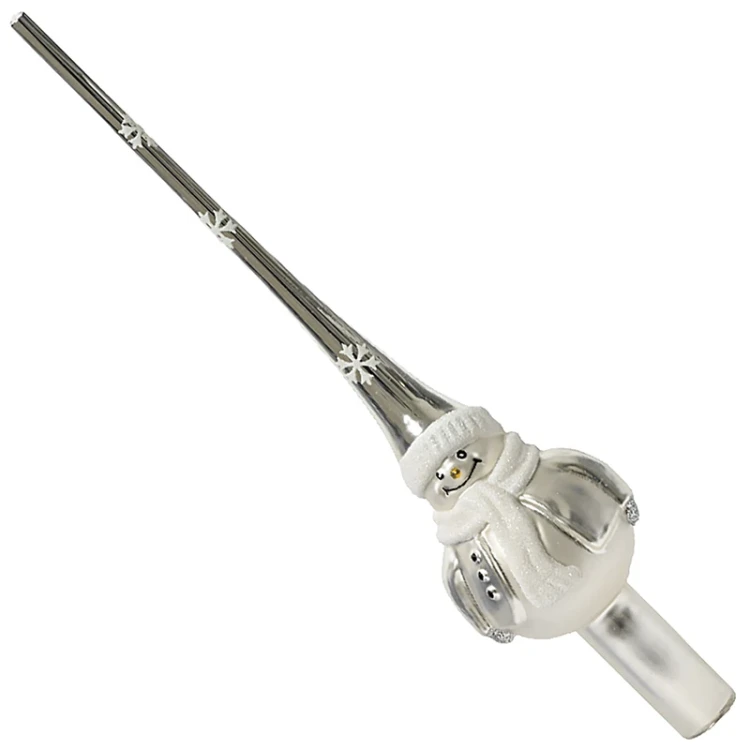 Szklany szpic choinkowy - Koronka 31cm fot. 3