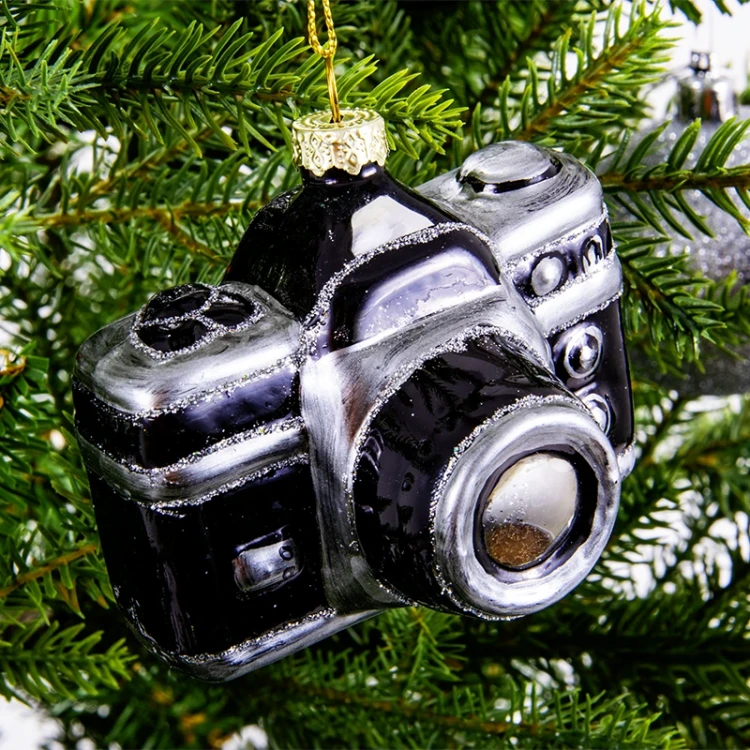 Elegancka Dekoracja dla Pasjonatów Fotografii: Aparat na Choinkę