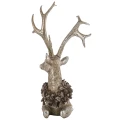 Szampański Jeleń - Figurka dekoracyjna 55 cm
