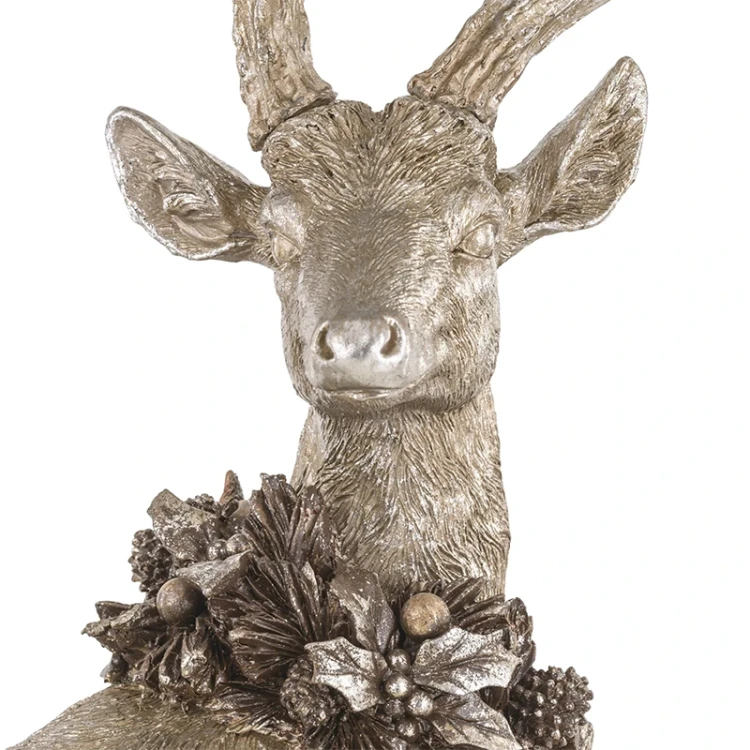 Szampański Jeleń - Figurka dekoracyjna 55 cm
