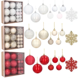 Zestaw bombek choinkowych - kpl. 30 ozdób