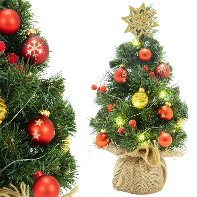 Mała choinka LED - do udekorowania Szklane bombkami 35 cm