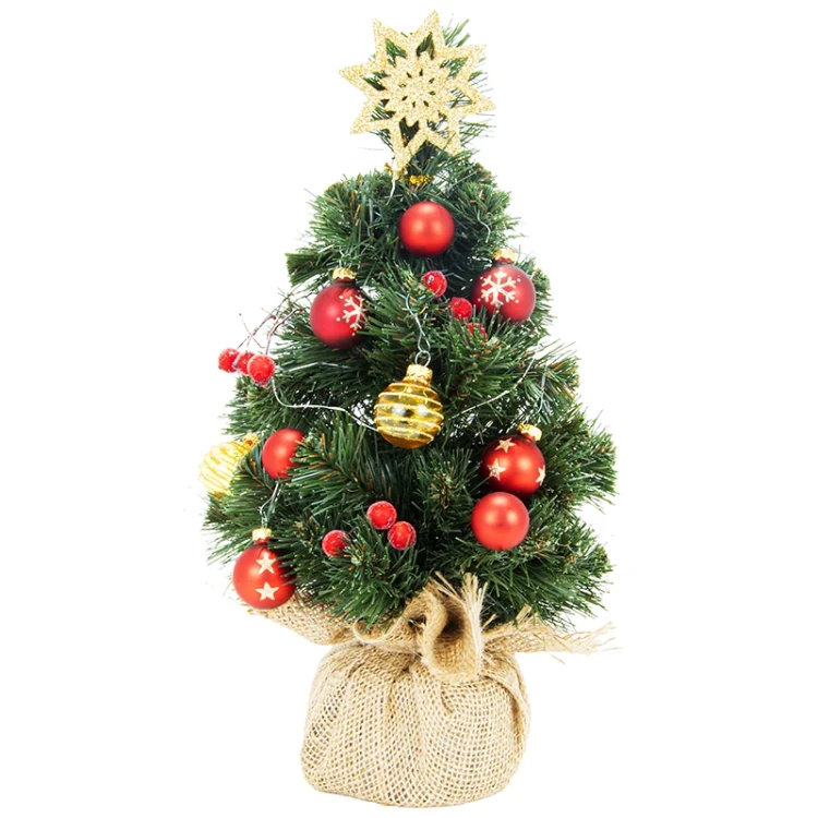 Mała choinka LED - do udekorowania Szklane bombkami 35 cm