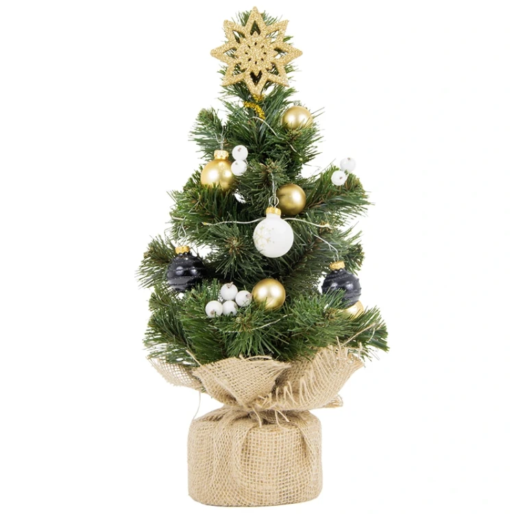 Mała choinka LED - do udekorowania ze szklanymi bombkami 35 cm