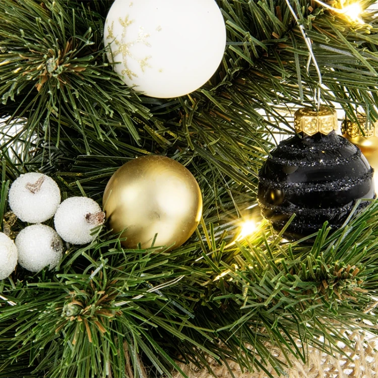 Mała choinka LED - do udekorowania ze szklanymi bombkami 35 cm