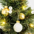 Mała choinka LED - do udekorowania ze szklanymi bombkami 35 cm