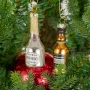 Szklane zawieszki choinkowe 6,5 cm - Butelki napojów alkoholowych