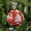 Czerwone bombki choinkowe - kpl. 6 szt. 8 cm fot. 7