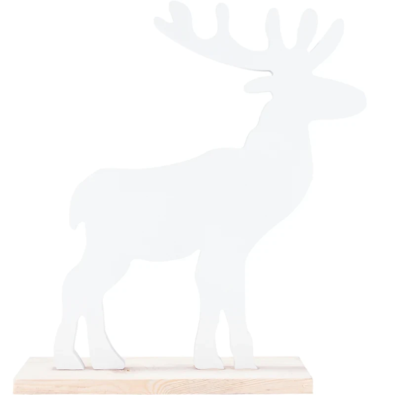 Drewniana Ozdoba Bożonarodzeniowa Łoś 45x34x14,5 cm