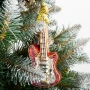 Szklane ozdoby choinkowe - gitara