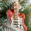Szklane ozdoby choinkowe - gitara