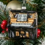 Szklane ozdoby choinkowe - Pianino 10,5 cm