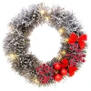 Świąteczny Wianek 30 cm LED do Przyozdobienia