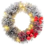 Świąteczny Wianek 30 cm LED do Przyozdobienia
