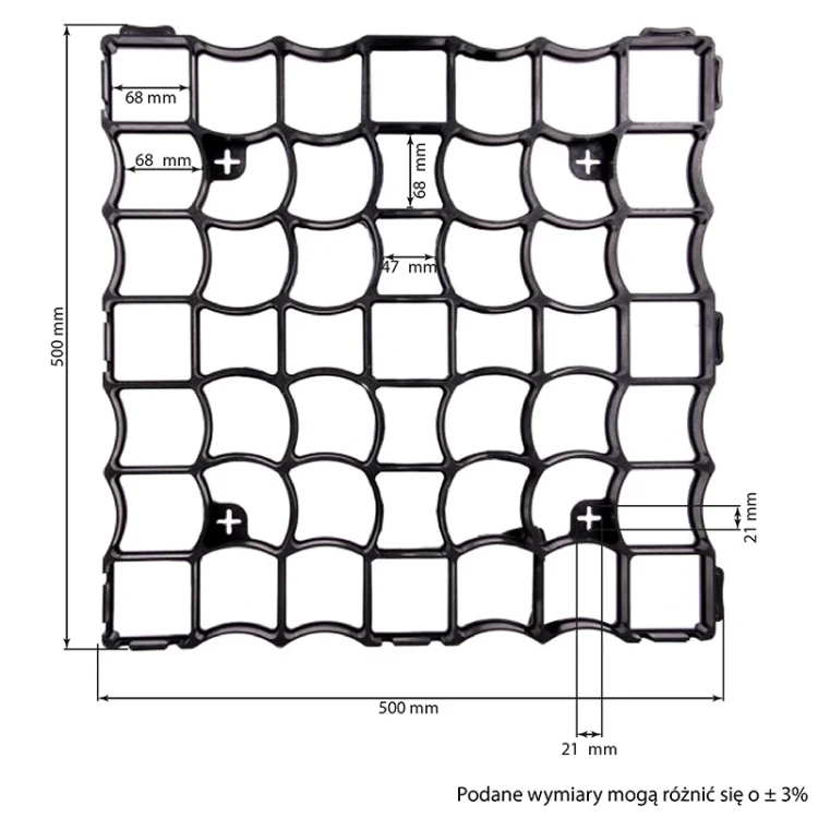 EKOKRATA P3 50x50x3