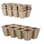 Paletki doniczkowe torfowe 24,5x12,5x6cm kpl. 3 szt.
