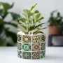 Ceramiczna doniczka dekoracyjna ⌀15 x 13 cm fot.6