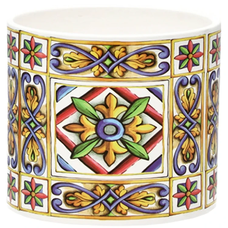 Ceramiczna doniczka dekoracyjna ⌀15 x 13 cm fot.2