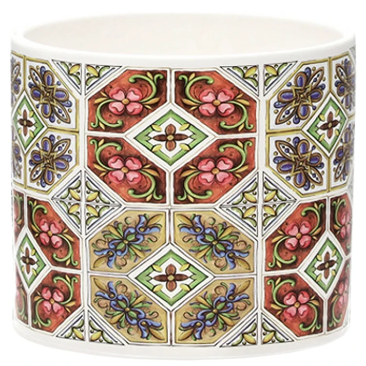 Ceramiczna doniczka dekoracyjna ⌀15 x 13 cm fot.3