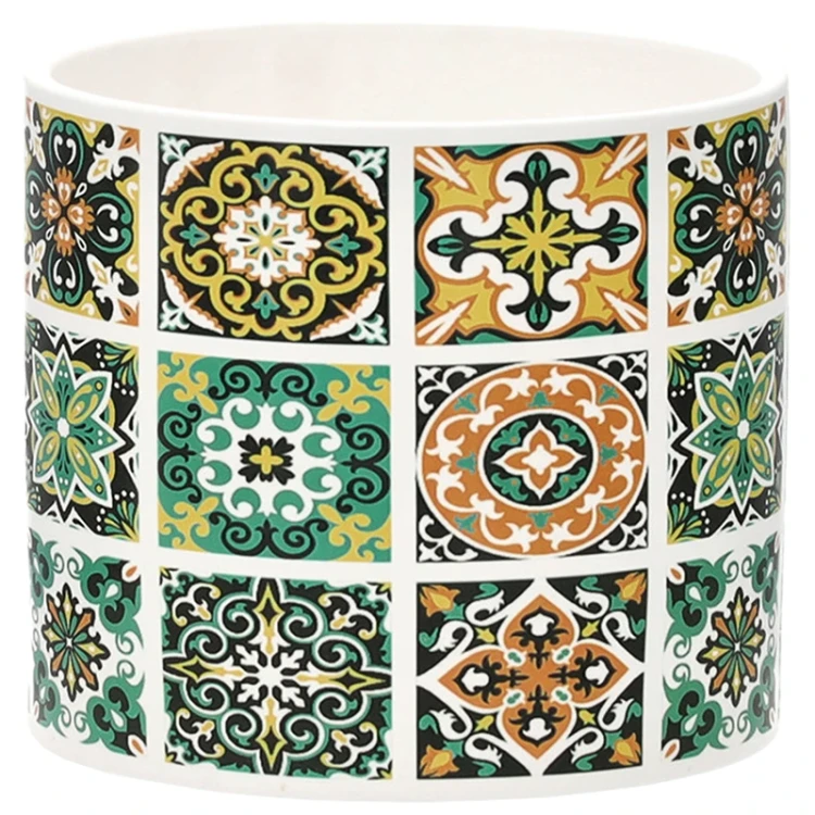 Ceramiczna doniczka dekoracyjna ⌀15 x 13 cm fot.5