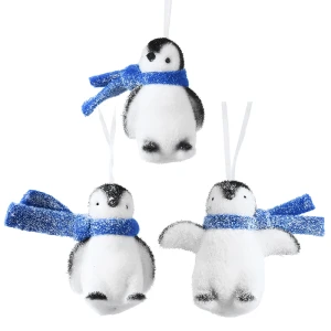 Zawieszka Choinkowa Pingwinek z Szalikiem 10 cm