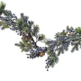 Girlanda świąteczna prószona z borówkami 180 cm