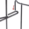 Metalowy płotek ogrodowy jodełka - wysokość 71 cm